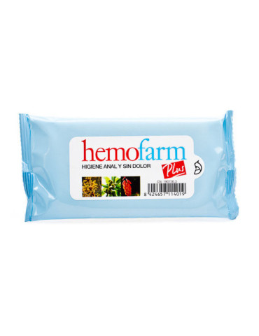 HEMOFARM PLUS TOALLITAS 20 UNIDADES