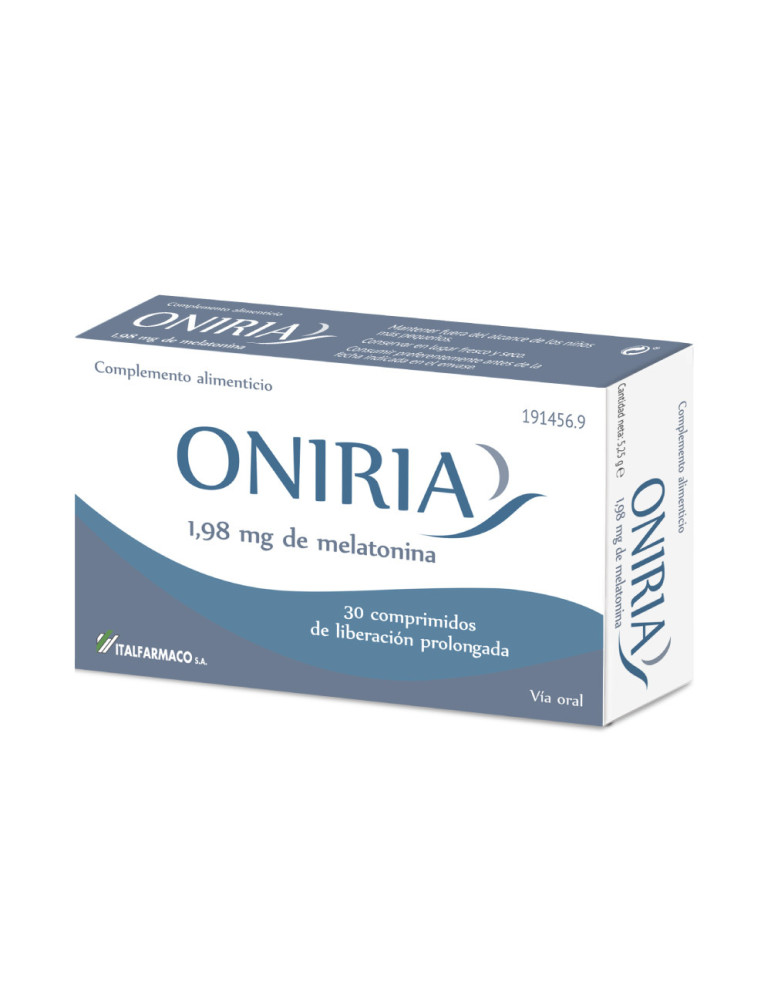 ONIRIA MELATONINA 30 COMPRIMIDOS RECUBIERTOS