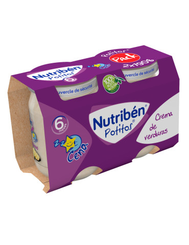 NUTRIBEN CENA CREMA DE VERDURAS POTITO 2 X 190 G