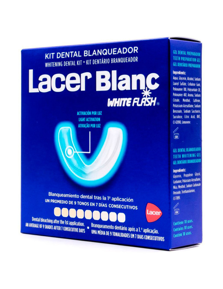 LACER BLANC WHITE FLASH KIT DENTAL BLANQUEADOR