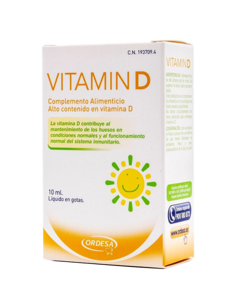 VITAMIN D 10 ML ORDESA