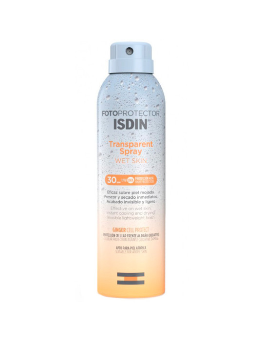 FOTOPROTECTOR ISDIN SPF-30 SPRAY TRANSPARENT WET