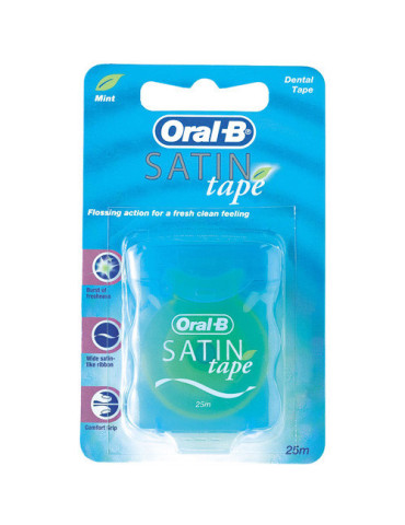 ORAL B CINTA DENTAL SATIN FLUOR CERA