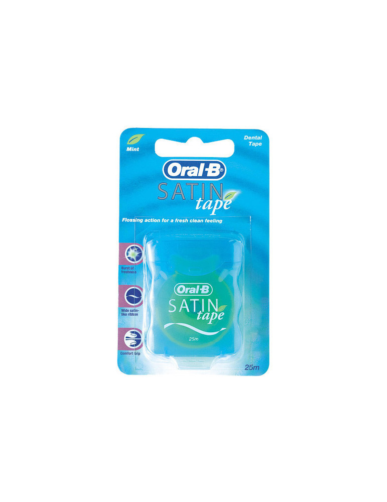 ORAL B CINTA DENTAL SATIN FLUOR CERA