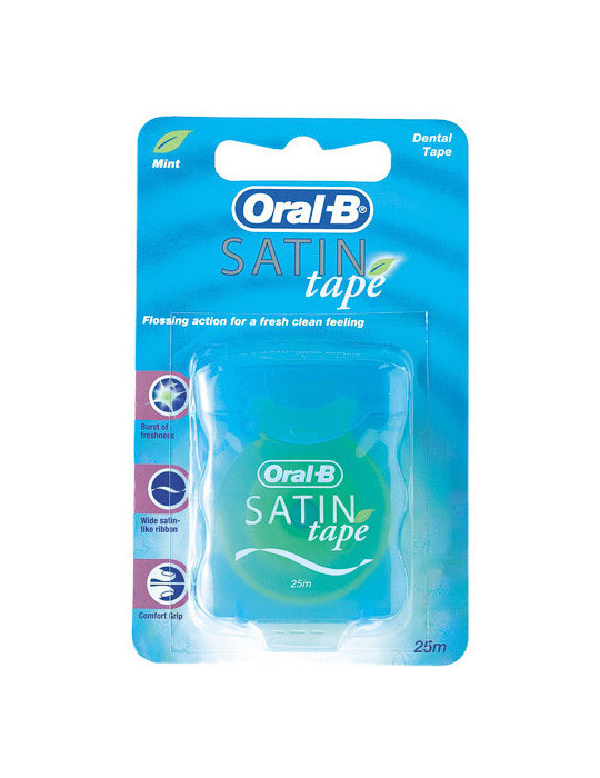 ORAL B CINTA DENTAL SATIN FLUOR CERA