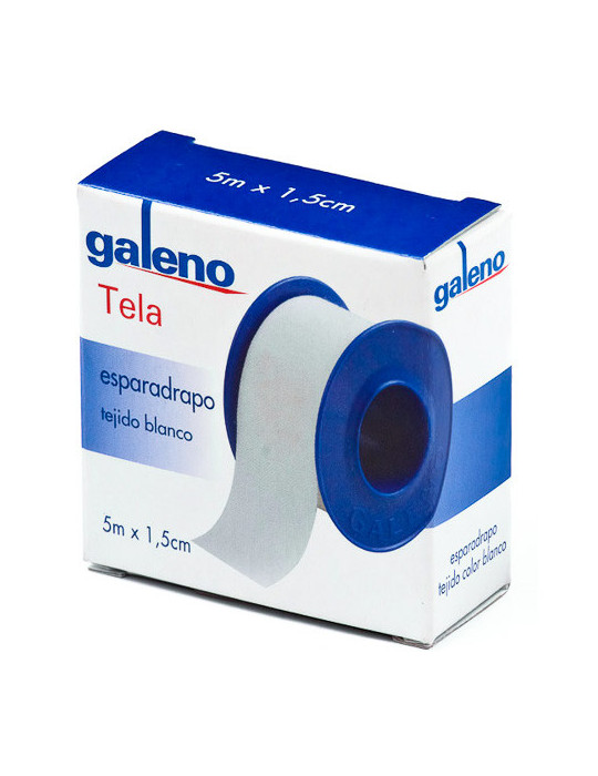 ESPARADRAPO GALENO TELA 5X1.5 BLANCO