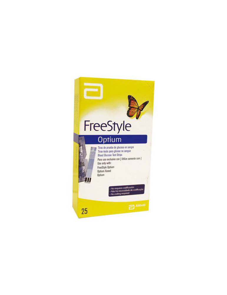 FREESTYLE OPTIUM TIRA REACTIVA GLUCEMIA 50 UNID