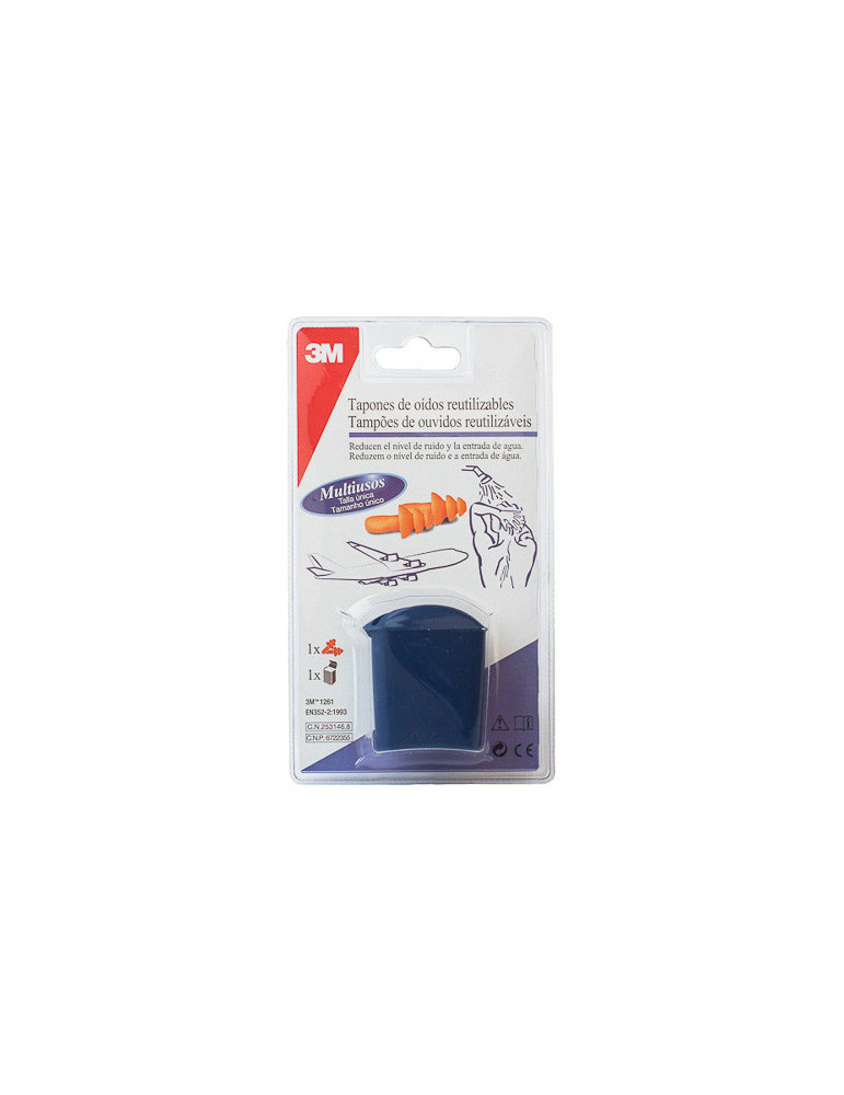 TAPONES OIDOS 3M SILICONA AGUA 2 UNID