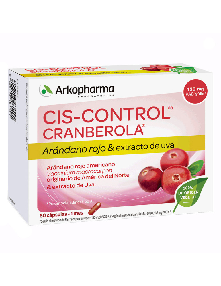 CRANBEROLA CISCONTROL ARANDANO 60 CAP