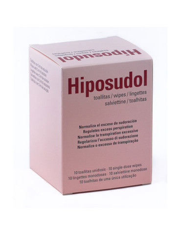 HIPOSUDOL TOALLITAS 3 ML 10 TOALLITAS