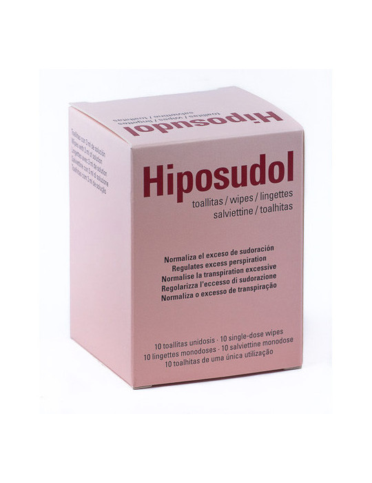 HIPOSUDOL TOALLITAS 3 ML 10 TOALLITAS