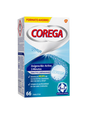 COREGA 3 MINUTOS 66 TABLETAS