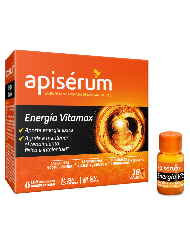 APISERUM ENERGIA VITAMAX 18 VIALES