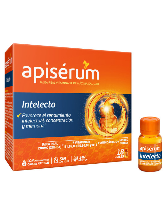 APISERUM INTELECTO 18 VIALES BEBIBLES