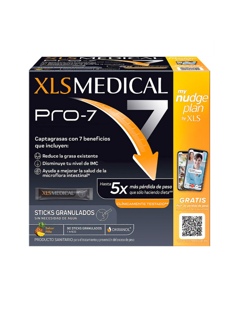 XLS MEDICAL PRO-7 90 STICKS SABOR PIÑA