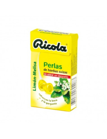RICOLA PERLAS SIN AZUCAR LIMON MELISA