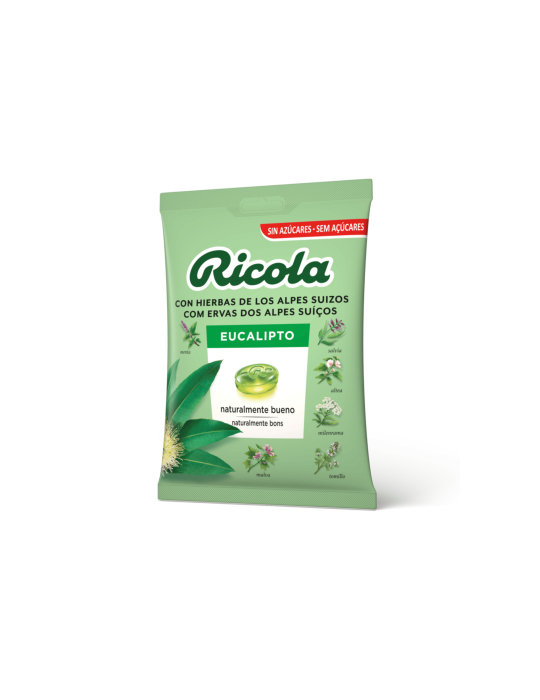 RICOLA CARAMELOS SIN AZUCAR EUCALIPTO CAJA