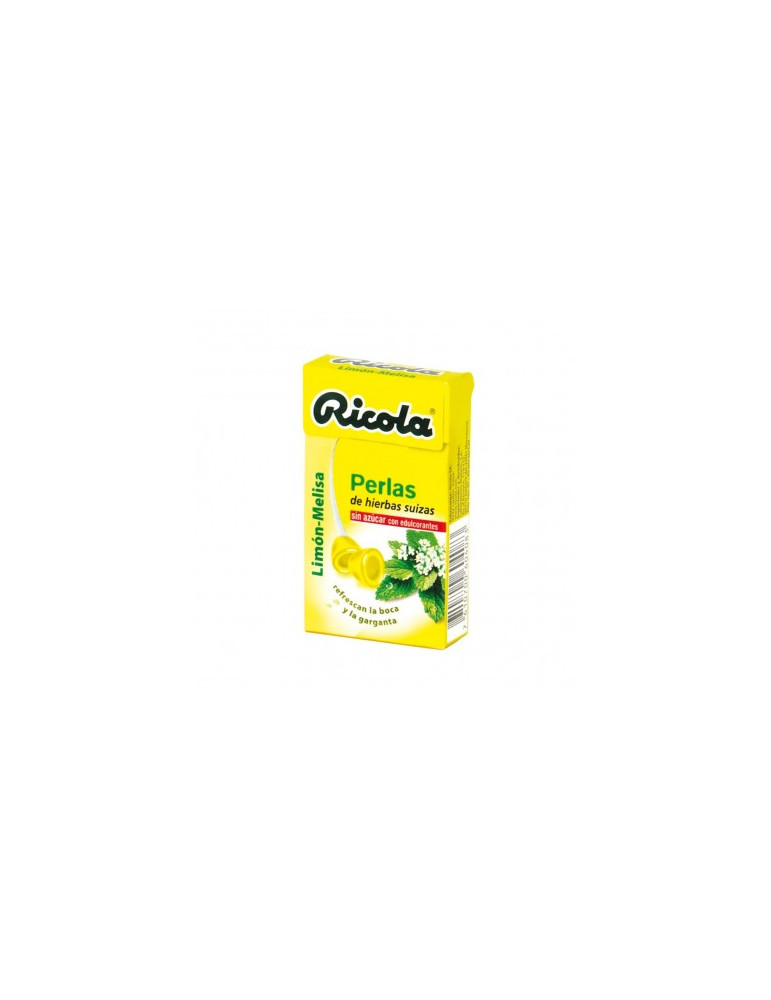 RICOLA PERLAS SIN AZUCAR LIMON MELISA