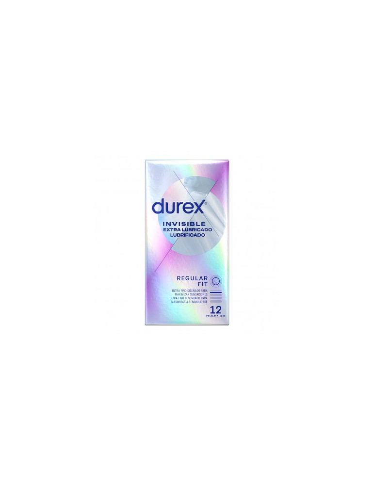 DUREX INVISIBLE EXTRA FINO EXTRA LUBRICADO PRESE