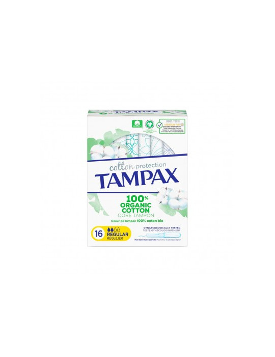 TAMPAX COMPAK PEARL TAMPON 100%ALG REGULAR 16