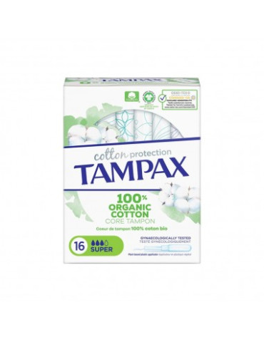 TAMPAX COTTON PROTECTION SUPER 16 U