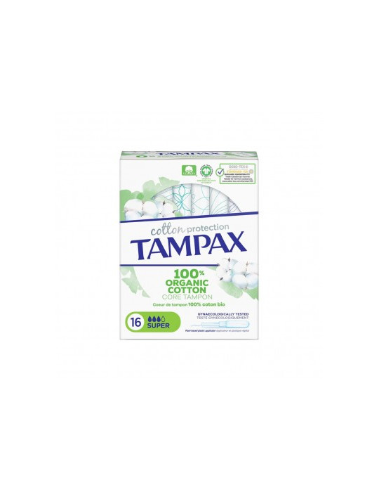 TAMPAX COTTON PROTECTION SUPER 16 U