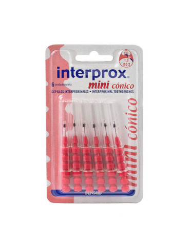 INTERPROX MINI CONICO 6U ROJO