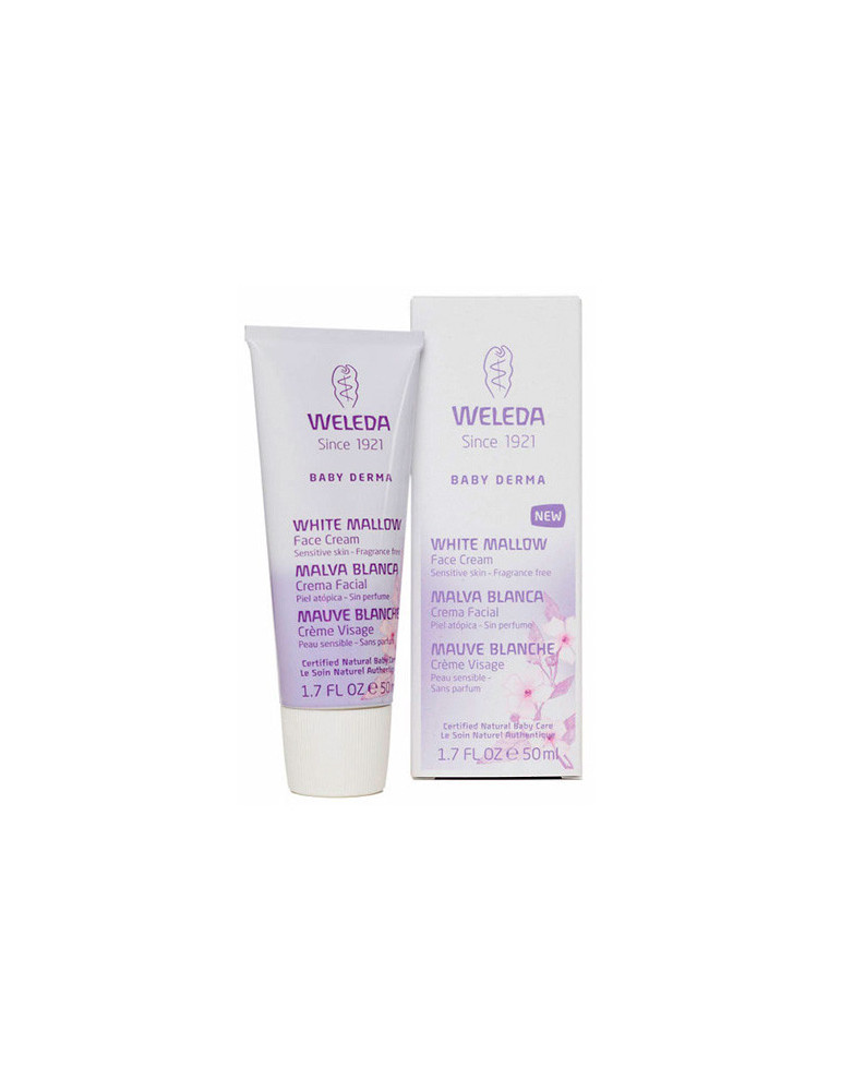 WELEDA CREMA FACIAL MALVA BLANCA 50  ML