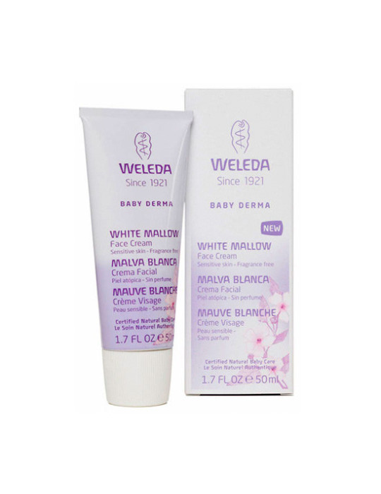 WELEDA CREMA FACIAL MALVA BLANCA 50  ML