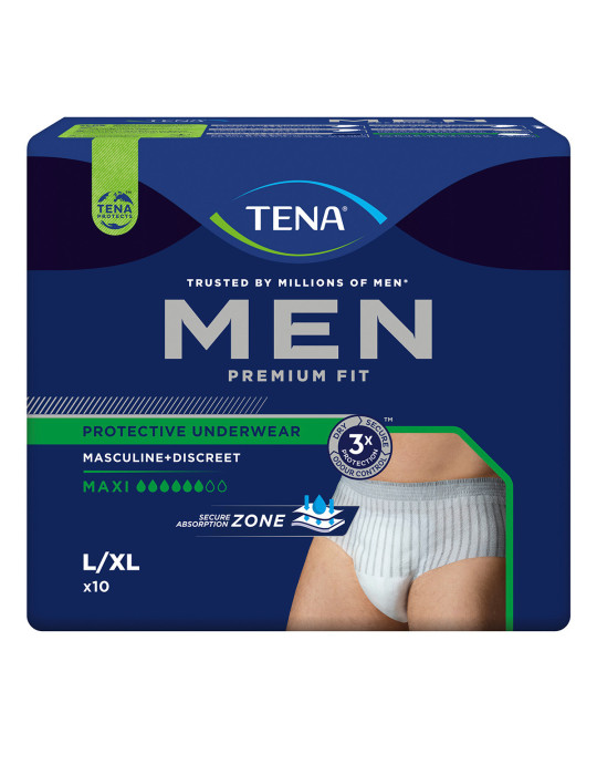 TENA MEN 4 UNDERWEAR CALZONCILLO ABSORB T-L