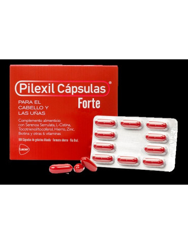 PILEXIL CAPSULAS FORTE CABELLO Y UÑAS 100 CAPS