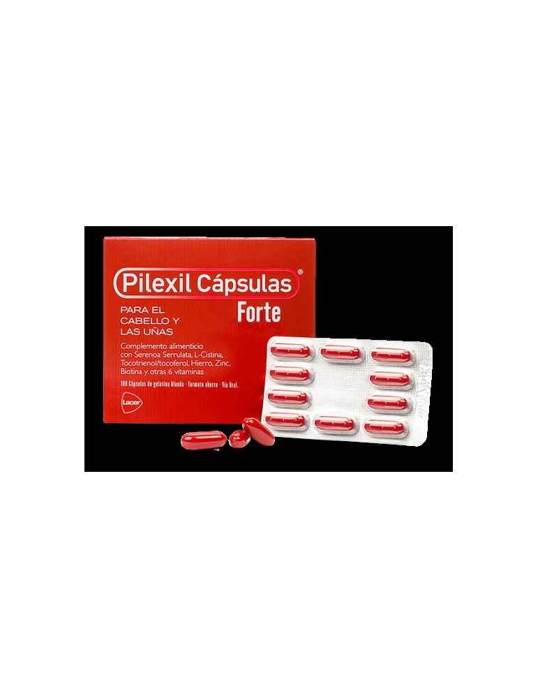 PILEXIL CAPSULAS FORTE CABELLO Y UÑAS 100 CAPS