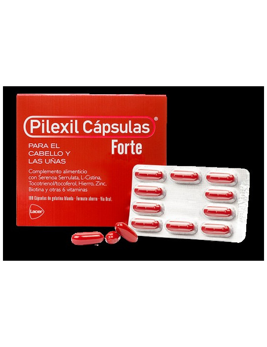 PILEXIL CAPSULAS FORTE CABELLO Y UÑAS 100 CAPS