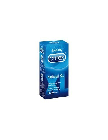 PRESERVATIVOS DUREX NATURAL XL 12U