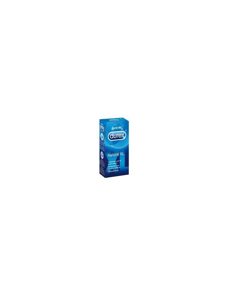 PRESERVATIVOS DUREX NATURAL XL 12U