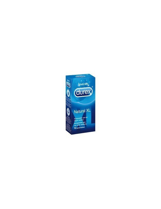 PRESERVATIVOS DUREX NATURAL XL 12U