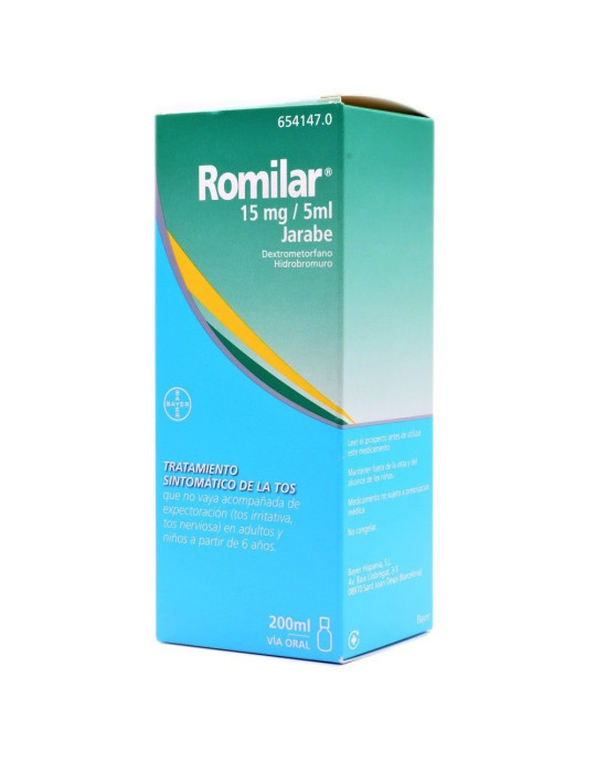ROMILAR 15 MG/5 ML JARABE 200 ML
