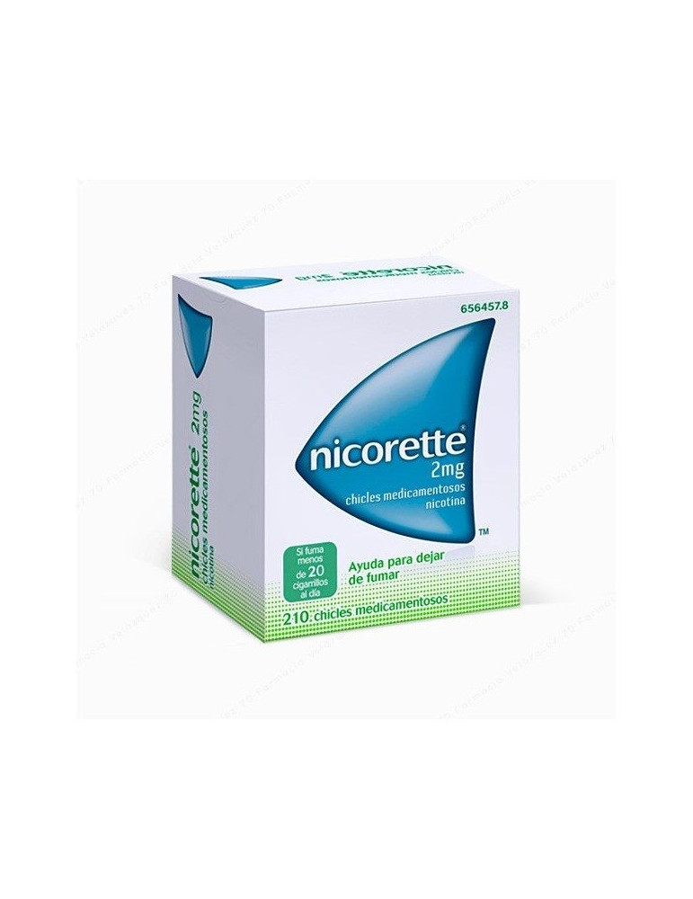 NICORETTE 2 MG 210 CHICLES