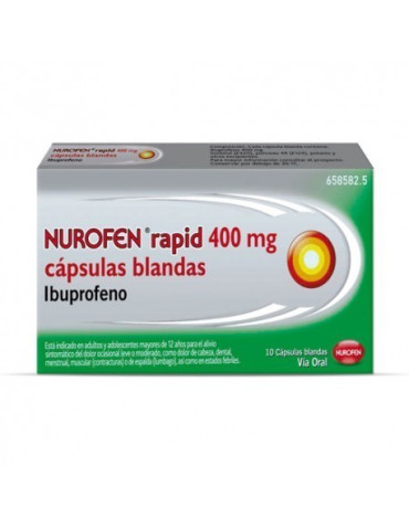 NUROFEN 400 MG RAPID 10 CAPSULAS BLANDAS