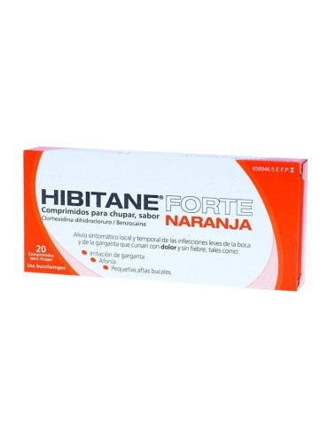 HIBITANE FORTE 20 COMP NARANJA