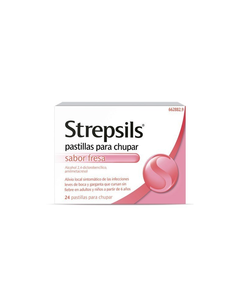 STREPSILS FRESA 24 PASTILLAS