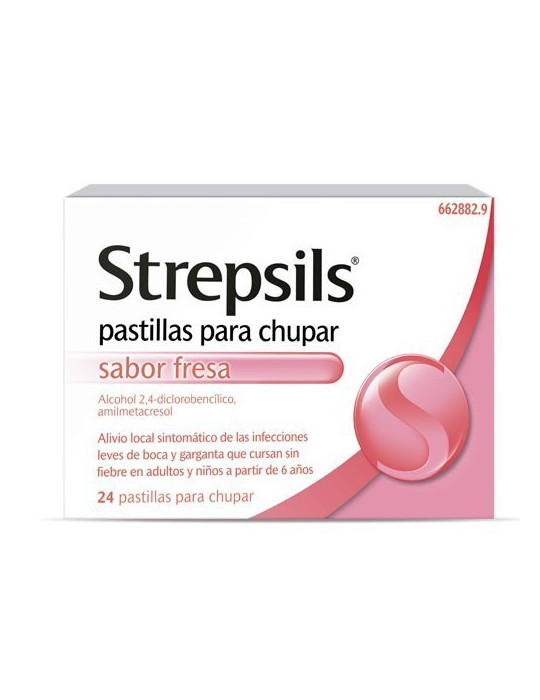 STREPSILS FRESA 24 PASTILLAS