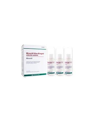MINOXIDIL VIÑAS 5% SOL CUTANEA 180ML (3X60ML)