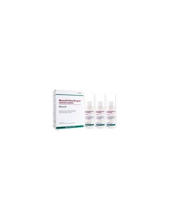 MINOXIDIL VIÑAS 5% SOL CUTANEA 180ML (3X60ML)