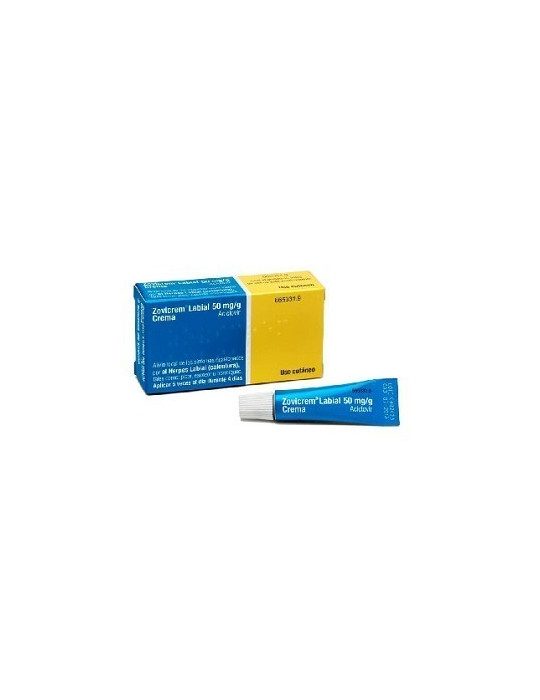 ZOVICREM LABIAL 5% CREMA 2G