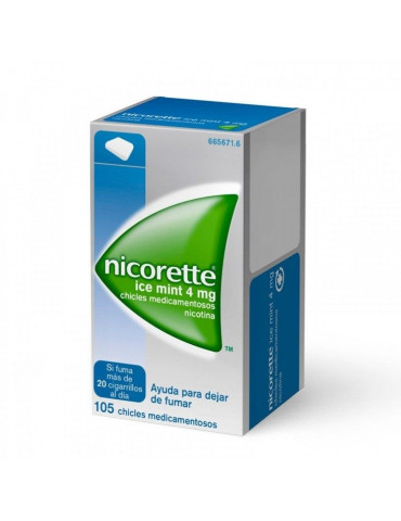 NICORETTE ICE MINT 4 MG 105 CHICLES