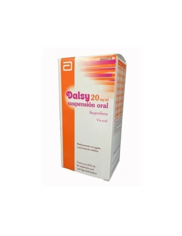 DALSY 2% 100MG/5ML SUSPENSION ORAL 200 ML NARANJ