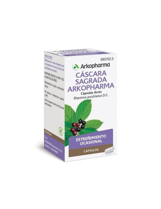 ARKOCAPSULAS CASCARA SAGRADA 50 CAPS