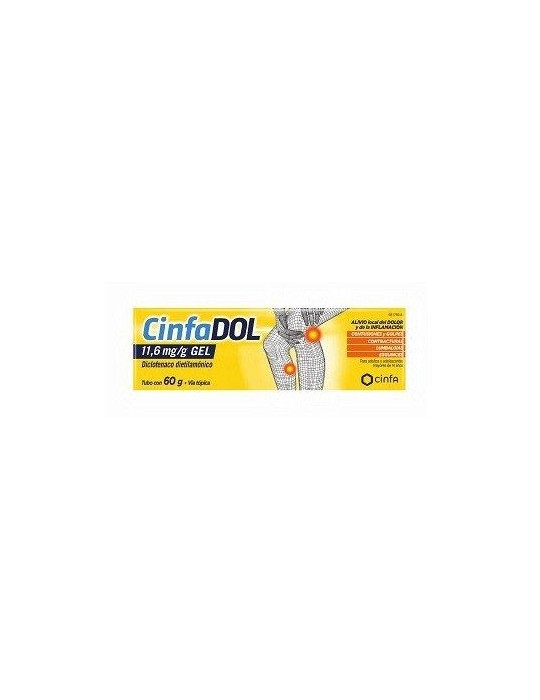 CINFADOL DICLOFENACO CINFA 1% GEL TOPICO 60 G