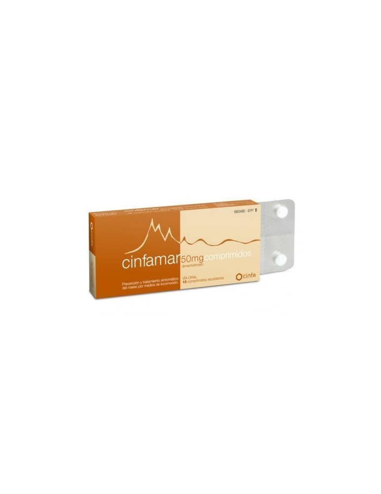 CINFAMAR 50 MG 10 COMP
